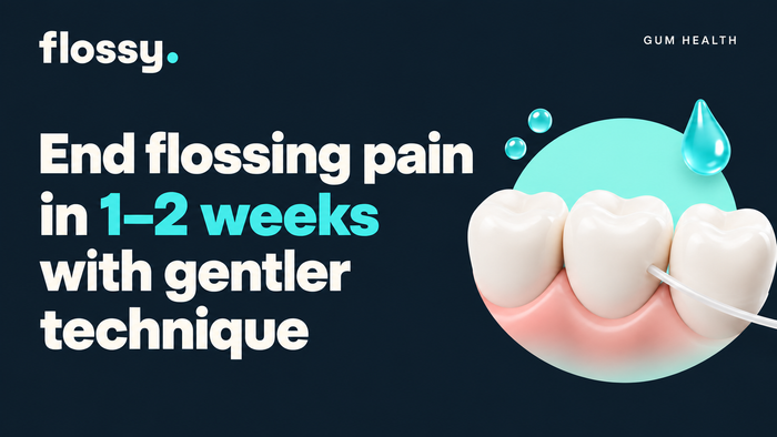 Guide illustration: why flossing hurts gums and how to be gentler